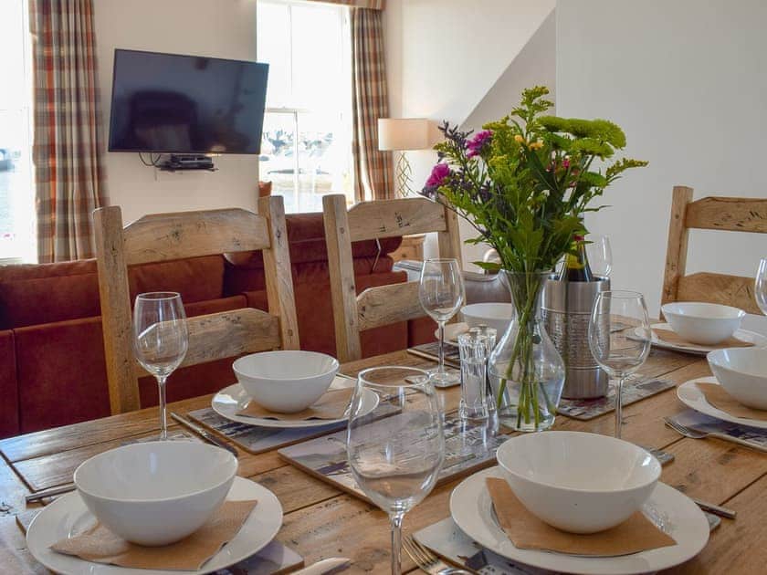 Dining Area | Harbourside Apartment, Anstruther