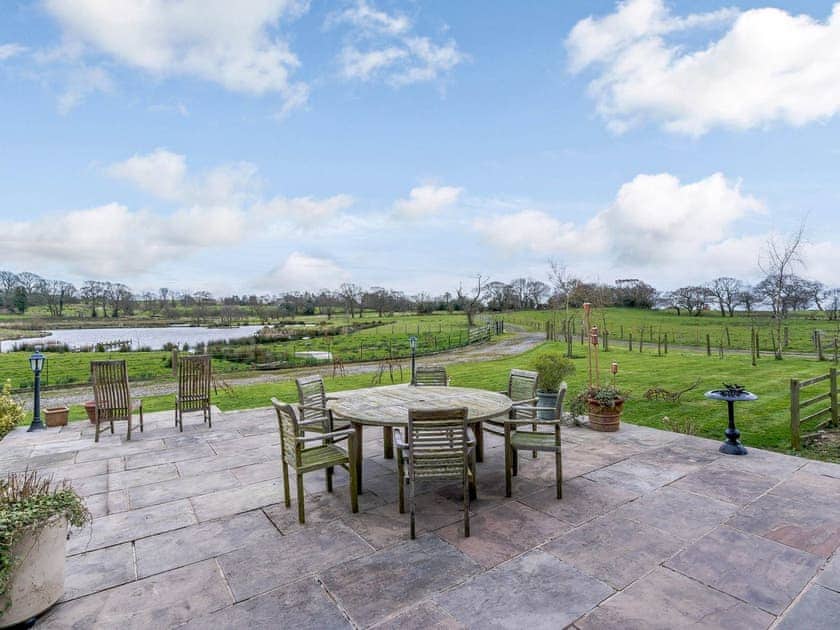 Sitting-out-area | Woodpecker Cottage, Whitechapel, near Preston