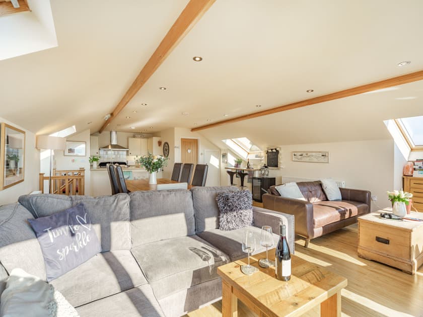 Open plan living space | Huntercrook Lodge - Huntercrook, Hunter Crook, Bardon Mill