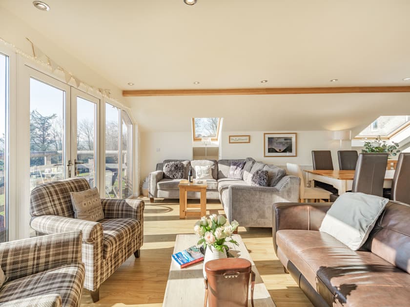 Open plan living space | Huntercrook Lodge - Huntercrook, Hunter Crook, Bardon Mill
