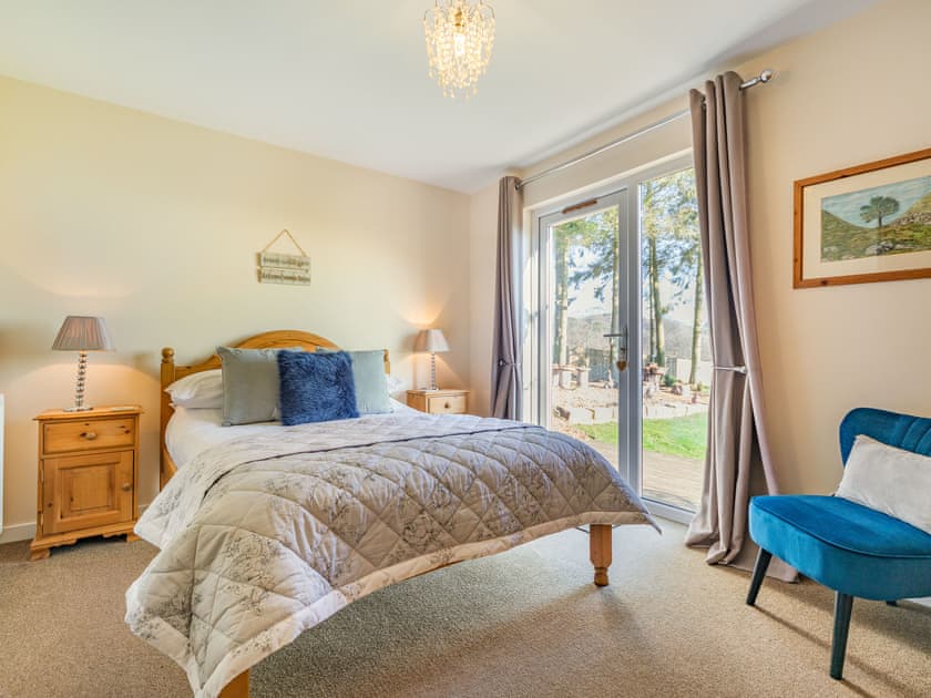 Double bedroom | Huntercrook Lodge - Huntercrook, Hunter Crook, Bardon Mill