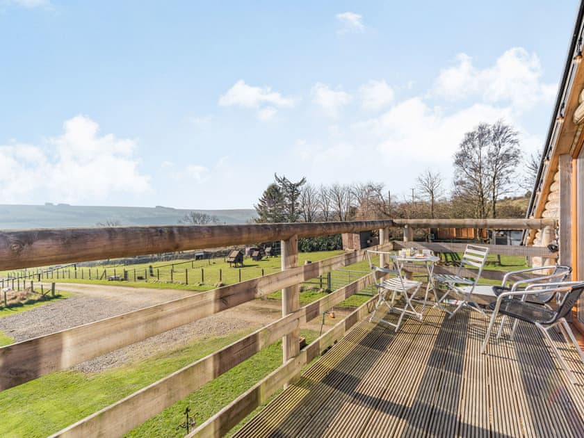 Balcony | Huntercrook Lodge - Huntercrook, Hunter Crook, Bardon Mill