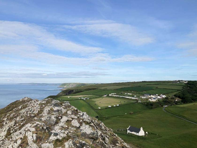 View from the top of Mwnt mountain | Hafan Gwyn - Cardigan Bay Cottages, Felinwynt, near Cardigan