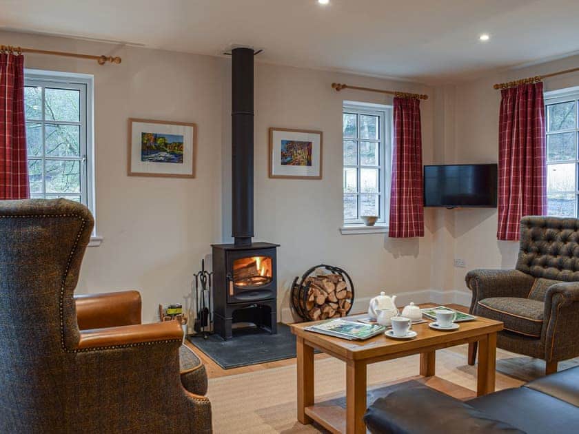 Living area | Kingfisher Cottage - Kinnaird Estate Cottages, By Dunkeld, Pitlochry