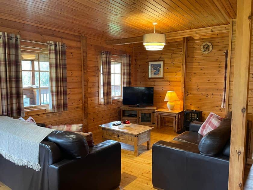 Living area | Sun Rise Lodge No. 10, Llanbedr