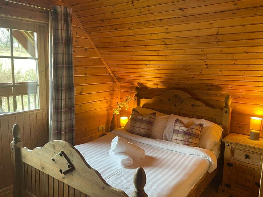 Double bedroom | Sun Rise Lodge No. 10, Llanbedr