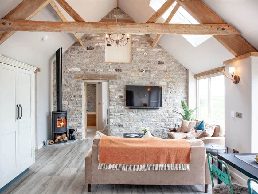 Living area | Old Farm Barn, Southwood, near Glastonbury