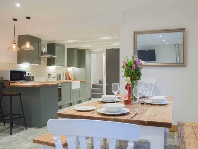 Kitchen/diner | Middle Hanter - Acre Luxury Lodges, Stanner, near Kington