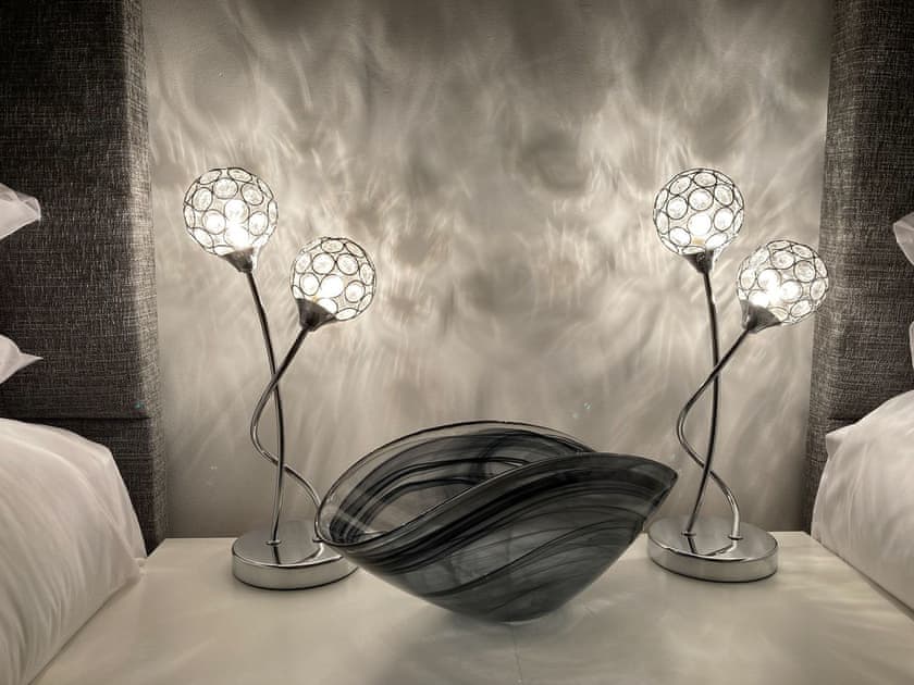 Bedside lamps | Holly Cottage, Palnackie, near Castle Douglas