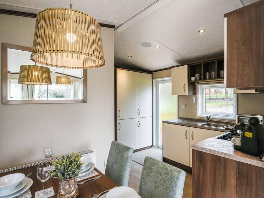 Dining Area | Avon Lodge - Daisy Bank Touring Caravan Park, Montgomery