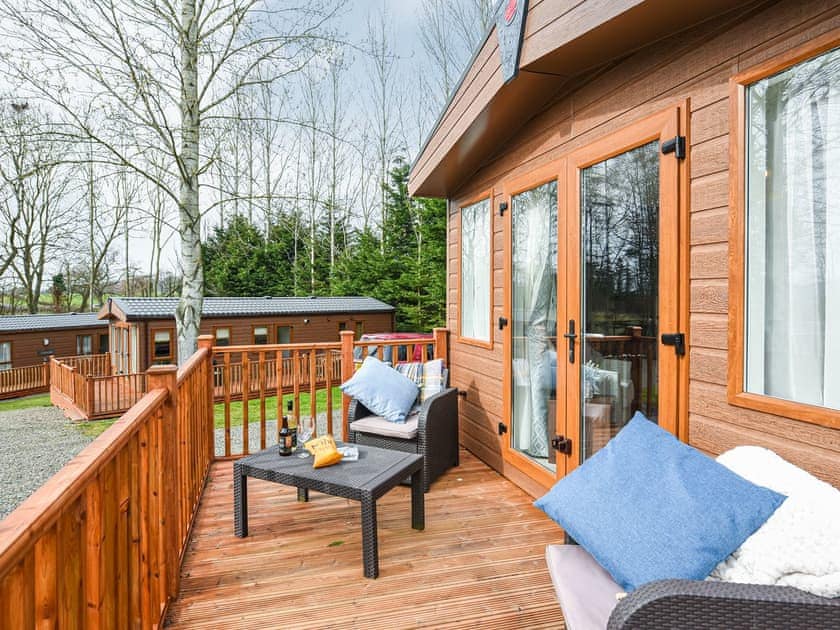 Sitting-out-area | Avon Lodge - Daisy Bank Touring Caravan Park, Montgomery