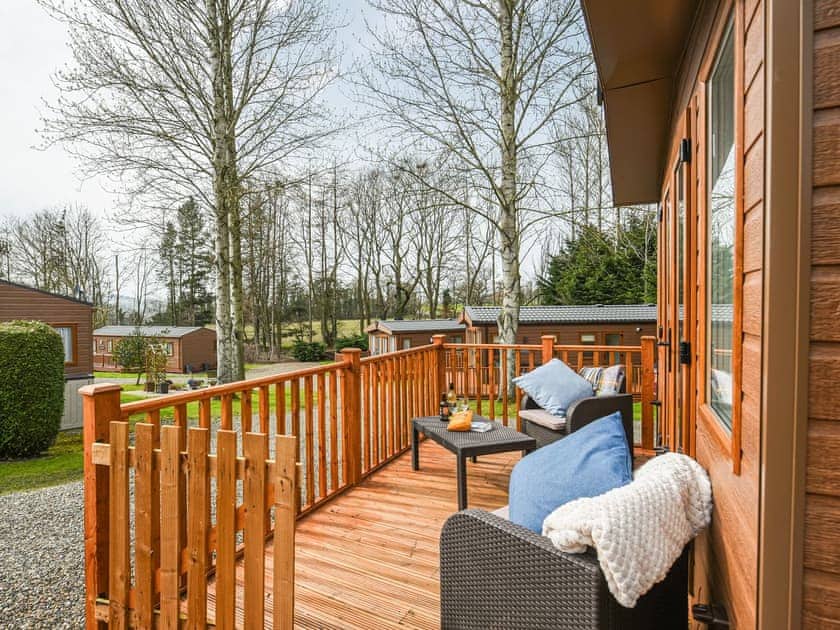 Sitting-out-area | Avon Lodge - Daisy Bank Touring Caravan Park, Montgomery