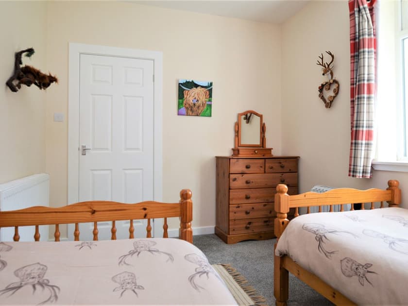 Twin bedroom | Nursery Cottage Benmore, Dunoon