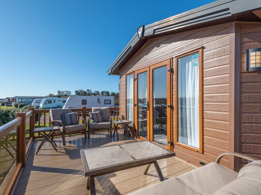 Terrace | Reed Roost - The Laurels, Addlethorpe, near Skegness