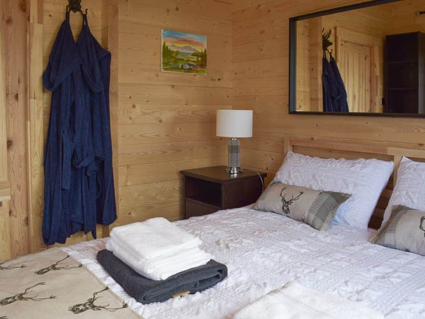 Double bedroom | Pinewood Cabin, Dunfermline