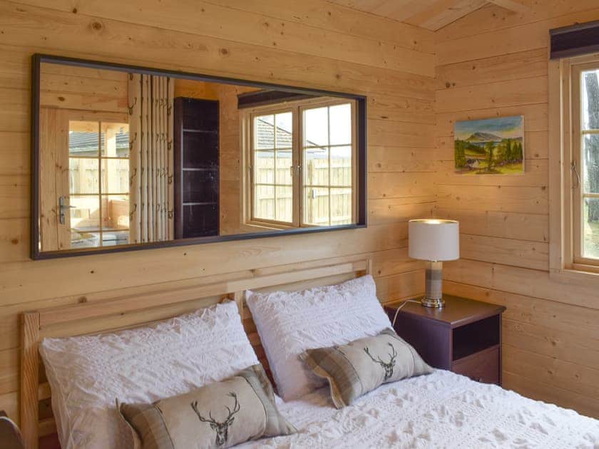 Double bedroom | Pinewood Cabin, Dunfermline