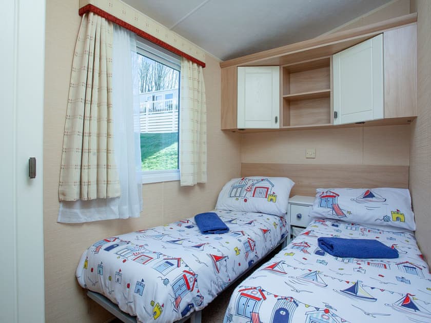 Twin bedroom | Hillside Caravan, Dawlish Warren