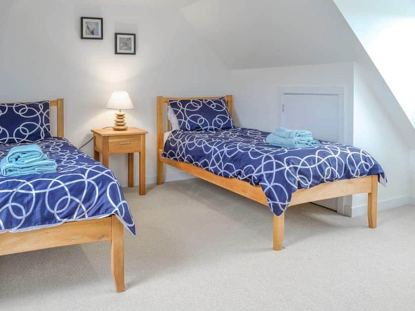 Twin bedroom | Knockinaam House, Portpatrick, near Stranraer