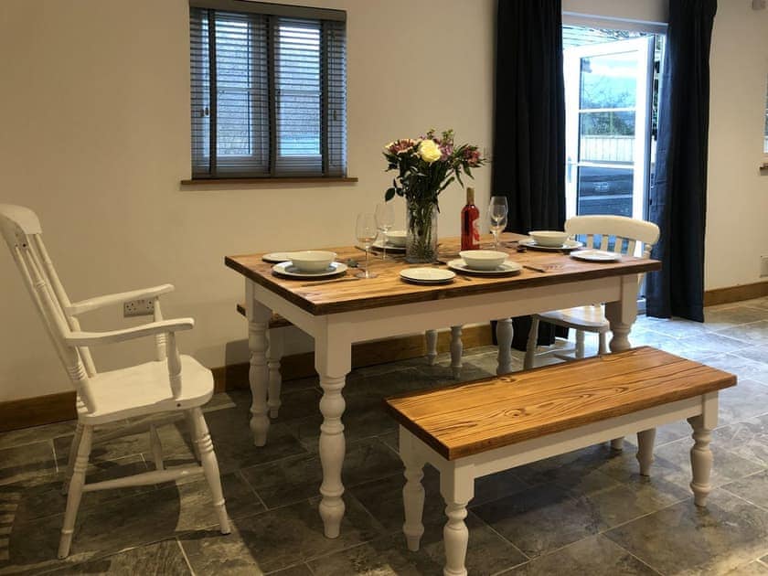 Dining Area | Middle Hanter - Acre Luxury Lodges, Stanner, near Kington