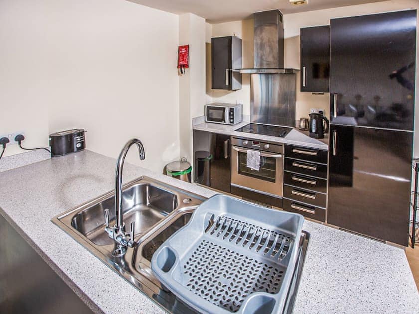 Kitchen area | Apartment 94 - Meridian Tower, Swansea