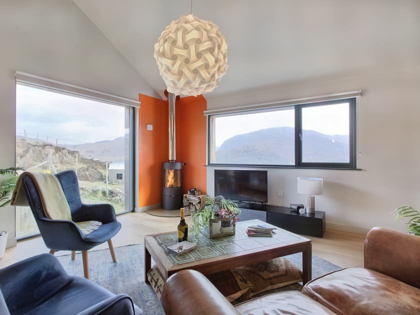 Living area | The Kylesku Kabin, Lochinver