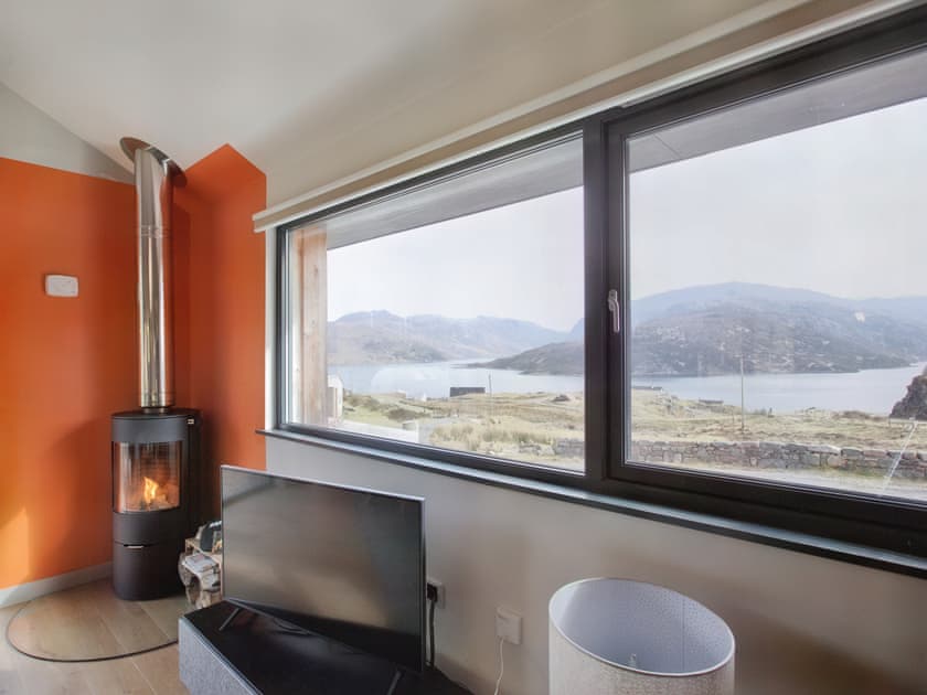 Living area | The Kylesku Kabin, Lochinver