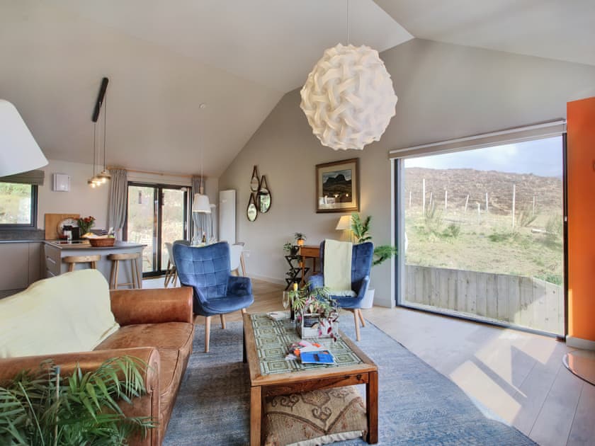 Living area | The Kylesku Kabin, Lochinver