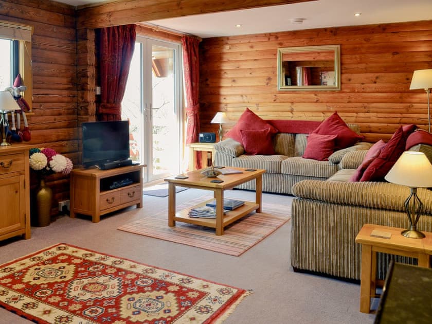 Living area | Kingfisher Lodge, Sandyhills