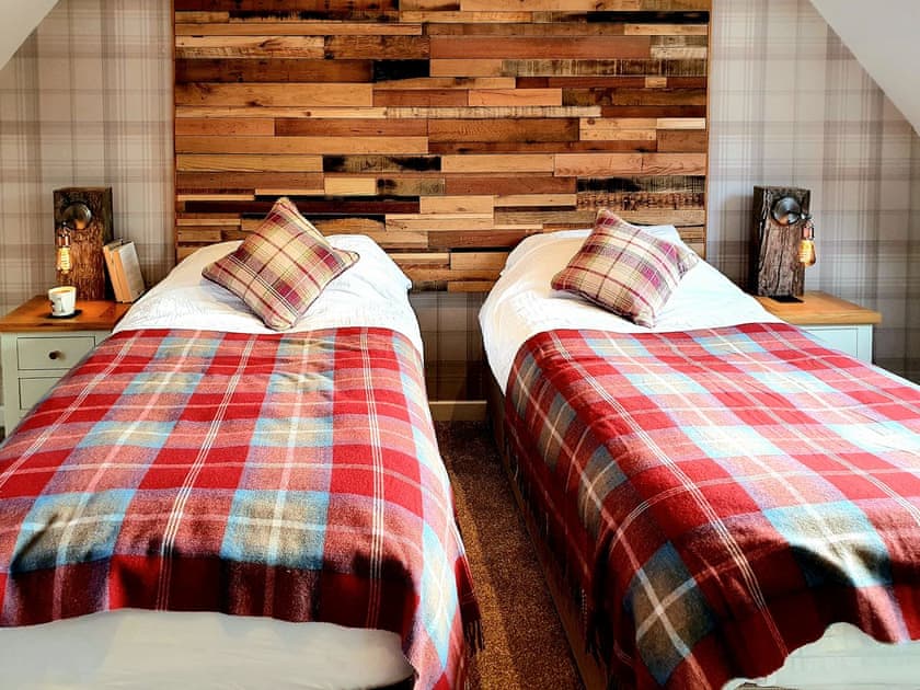 Twin bedroom | Ratagan Lodge, Ratagan, Glenshiel