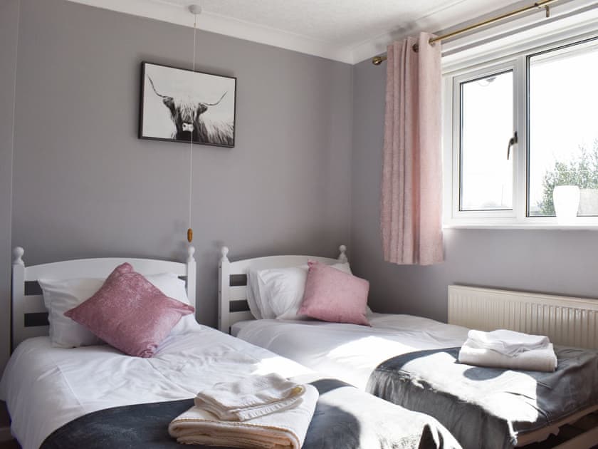 Twin bedroom | Mill Lea Cottage, Leek