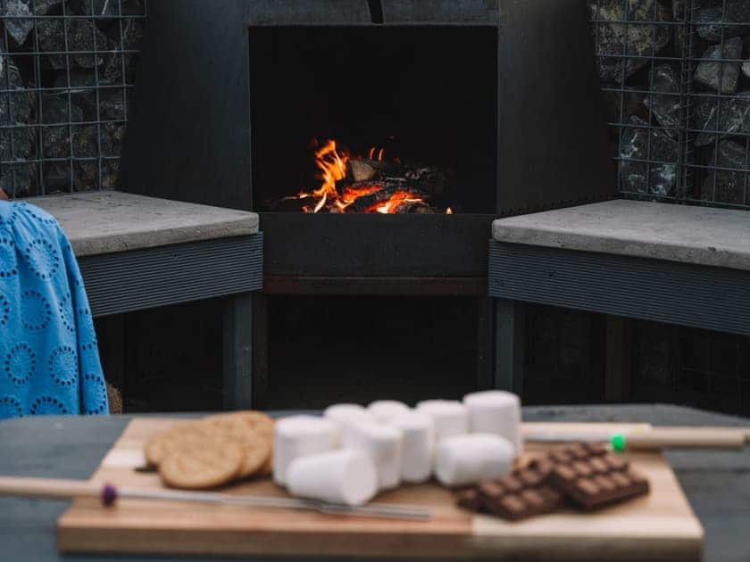 Built-in-BBQ | The Lodge on the Beach, Stranraer