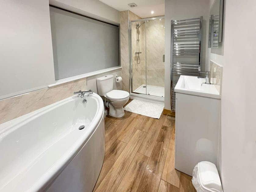 Bathroom | The Willows - Hambledon Cottage Holidays, Child Okeford, near Blandford Forum