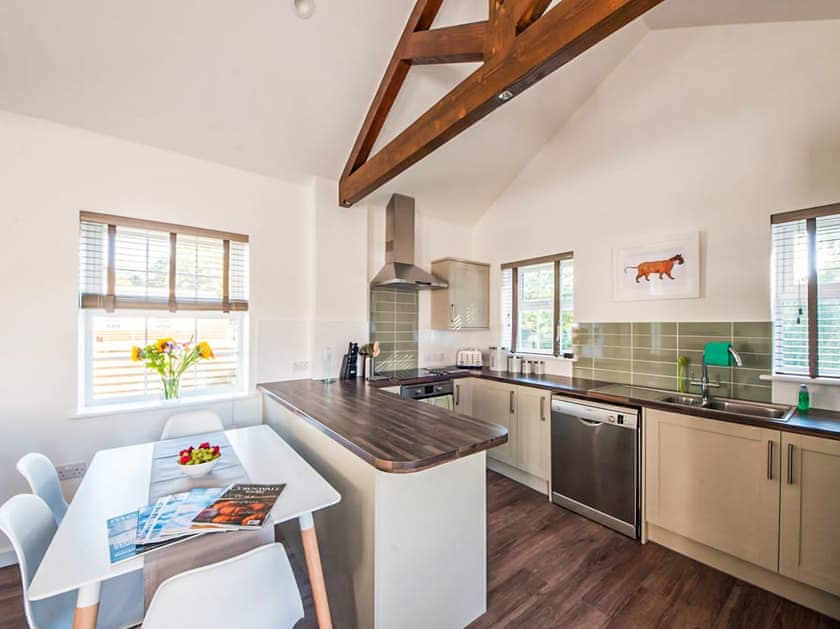 Kitchen area | Willow Cottage - Woodside Stables Holiday Cottages, Saltash
