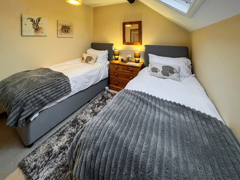Well-appointed cosy twin bedded room  | Forge View Cottage, Thornton-le-Dale, near Pickering