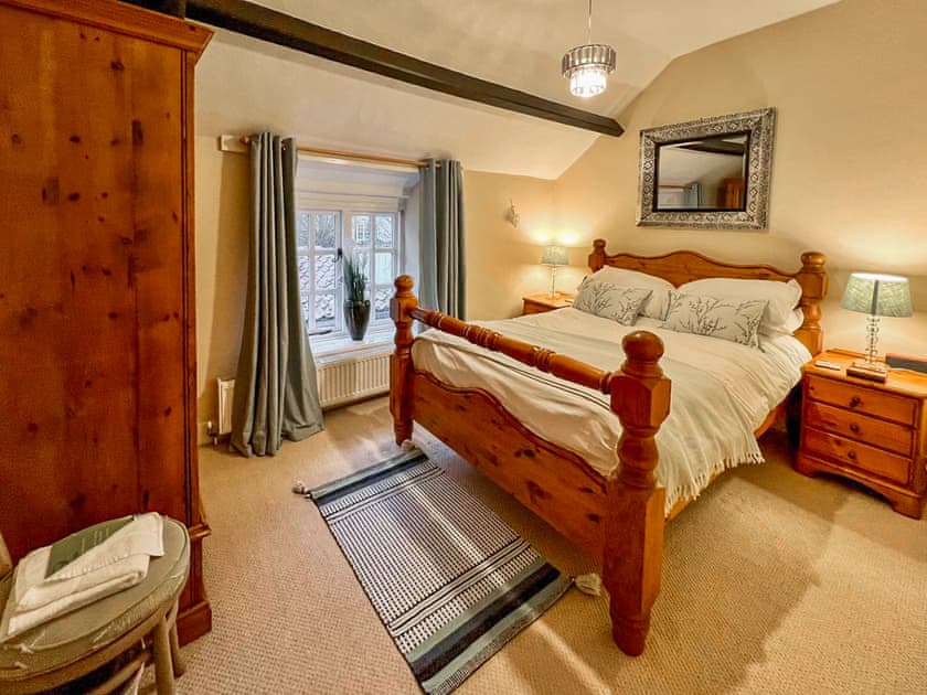 Beamed Double bedroom  | Forge View Cottage, Thornton-le-Dale, near Pickering