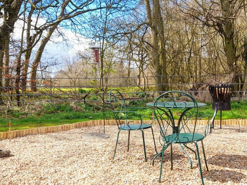 More outdoor seating over looking Sewerby Woods | Woodlands, Sewerby, near Bridlington