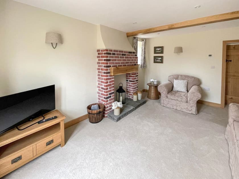 Living room | Hambledon Cottage Holiday - The Old Pump House - Hambledon Cottage Holidays, Child Okeford, near Blandford Forum