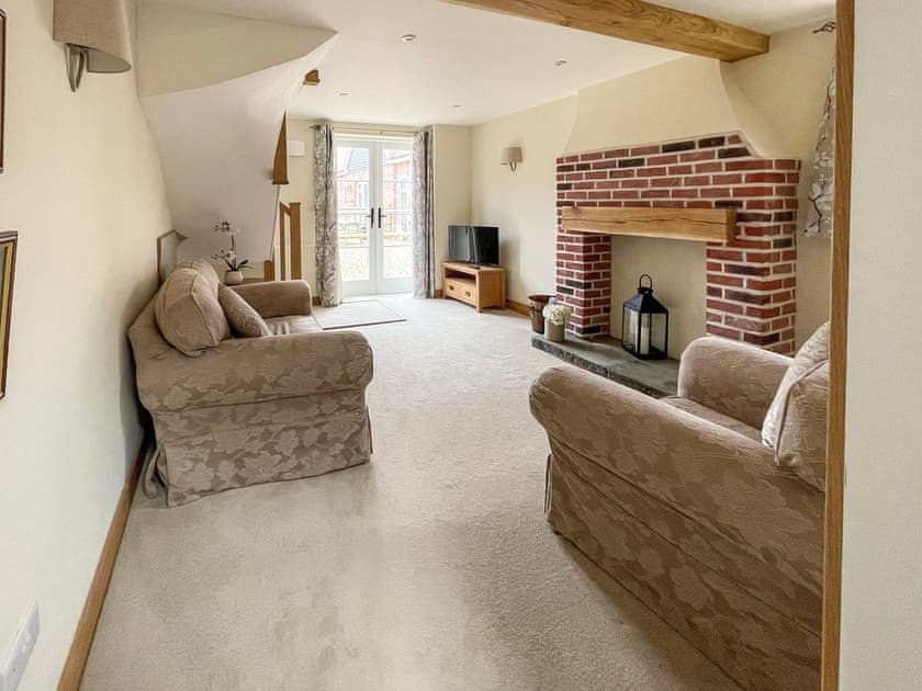 Living room | Hambledon Cottage Holiday - The Old Pump House - Hambledon Cottage Holidays, Child Okeford, near Blandford Forum