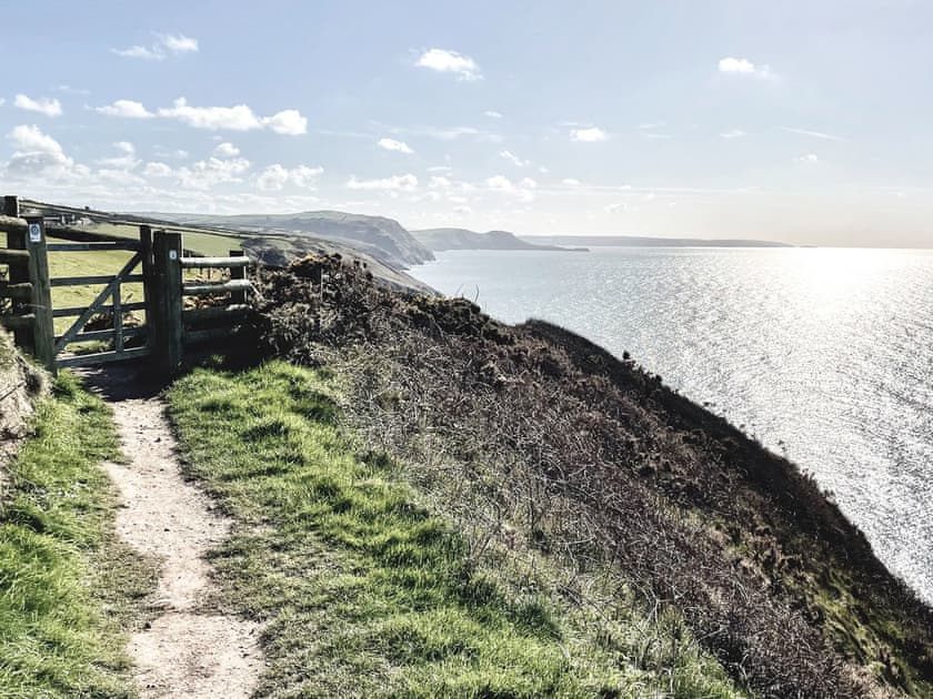 A delightfully peaceful section of the Ceredigion Coastal Path is only a few minutes walk away from the apartment | Seascape, New Quay