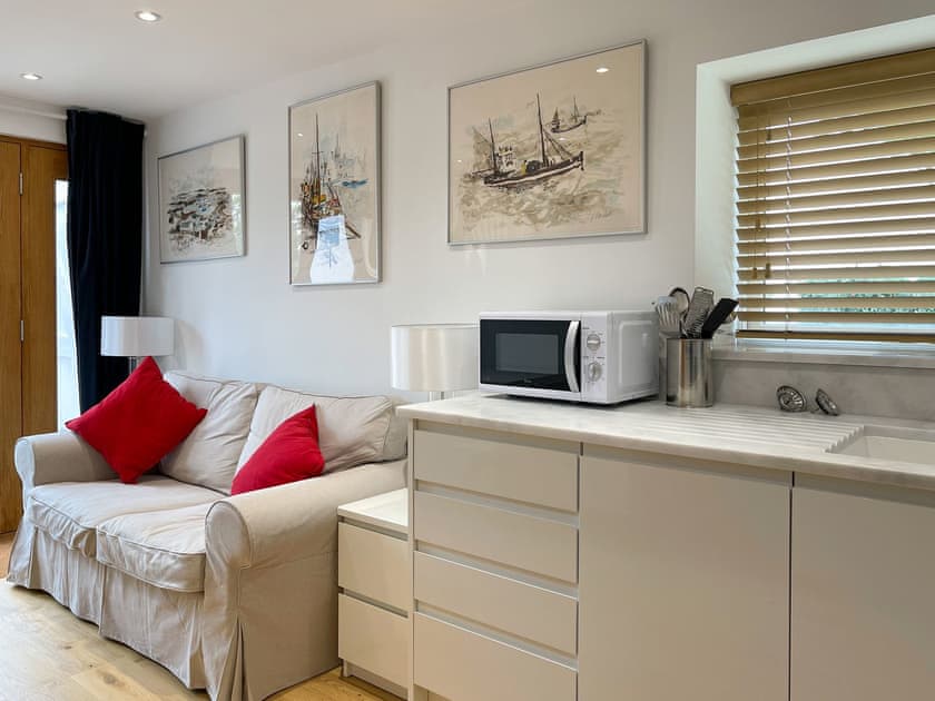 Open plan living space | Whitley Old Garage - Whitley Cottages, Whitley