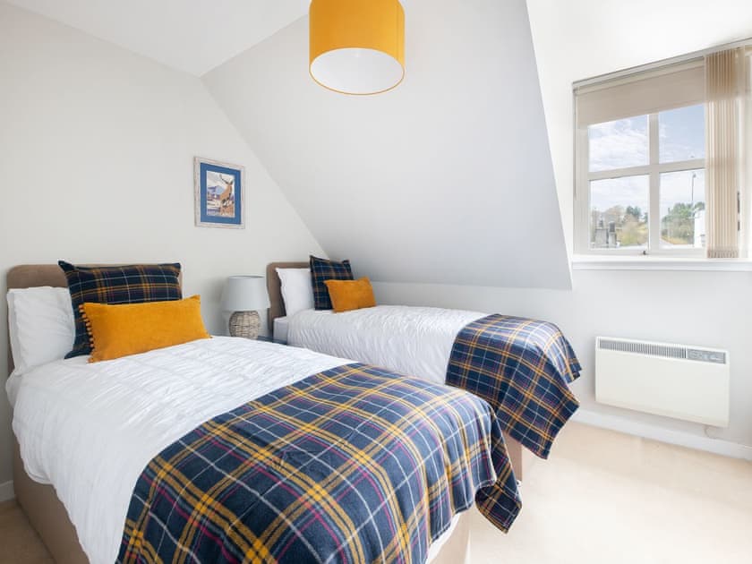 Twin bedroom | By the Sea, Avoch
