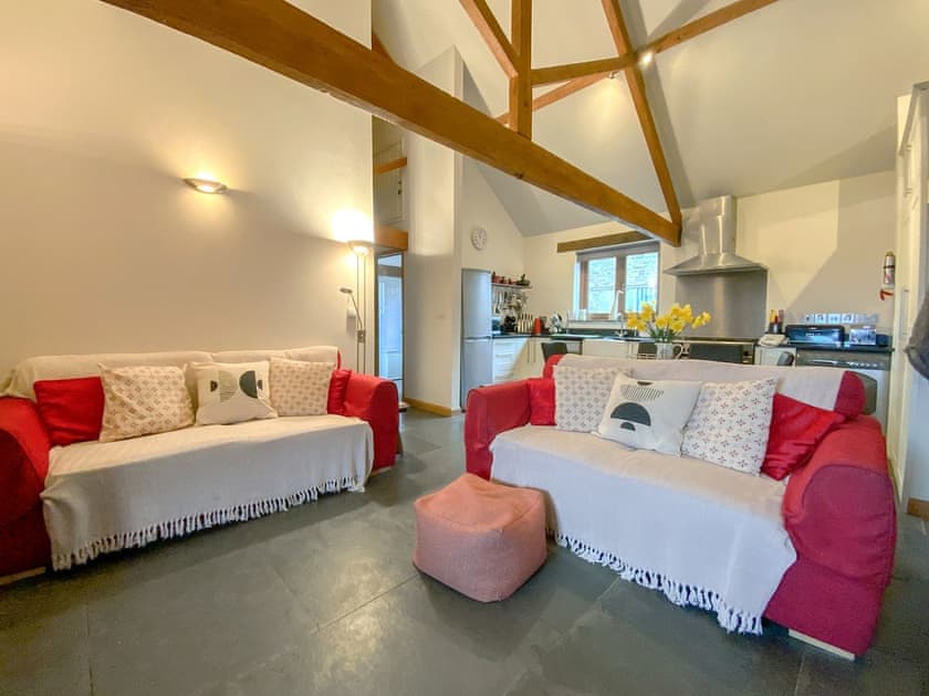 Open plan living space | The Little Barn, Holsworthy