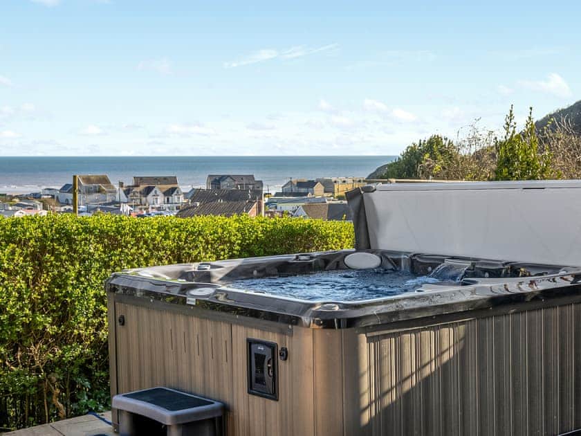 Hot tub | Edith Villa, Pendine, near Carmarthen