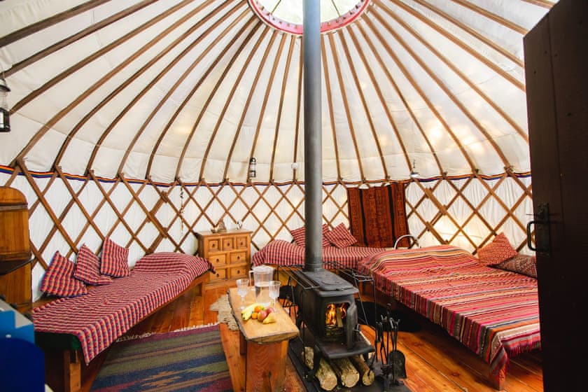 The Bentwood Yurt | Larkhill Tipis and Yurts, Carmarthen