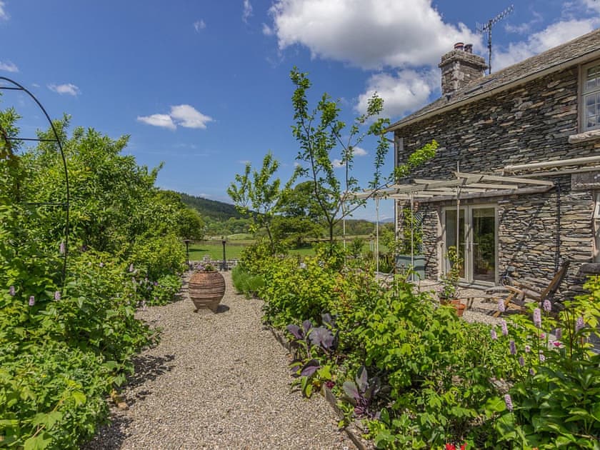 Outdoor area | Sandfold Farm, Bowness on Windermere
