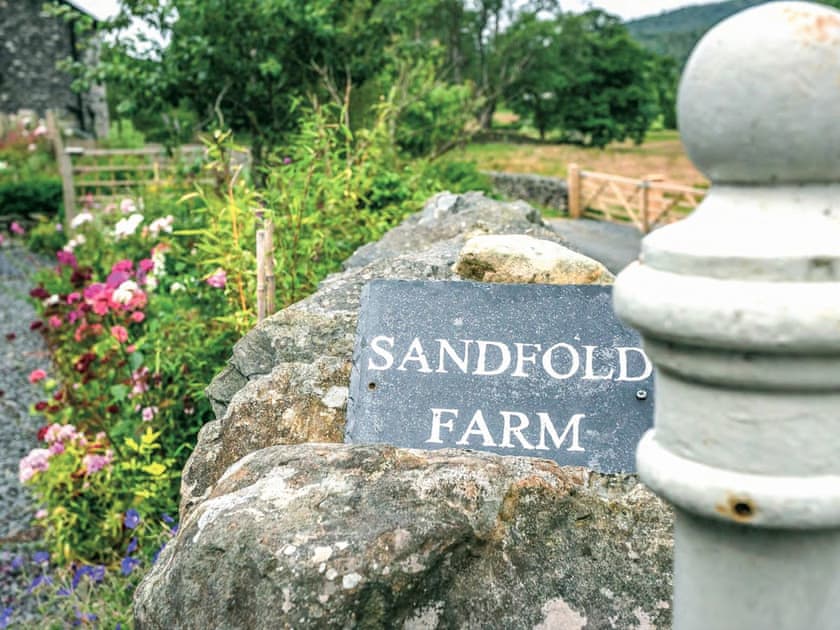 Outdoor area | Sandfold Farm, Bowness on Windermere