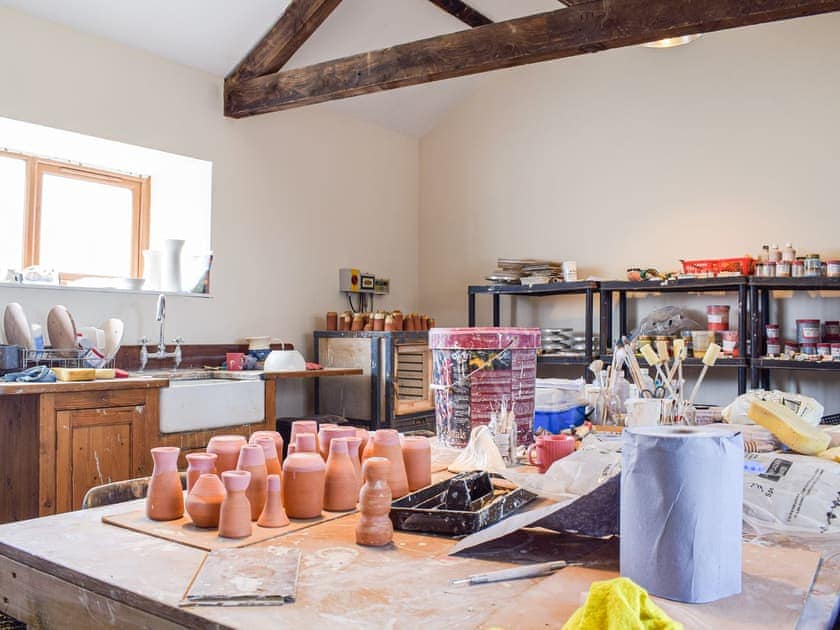 Pottery studio | Wheelwright Cottage, Clunbury