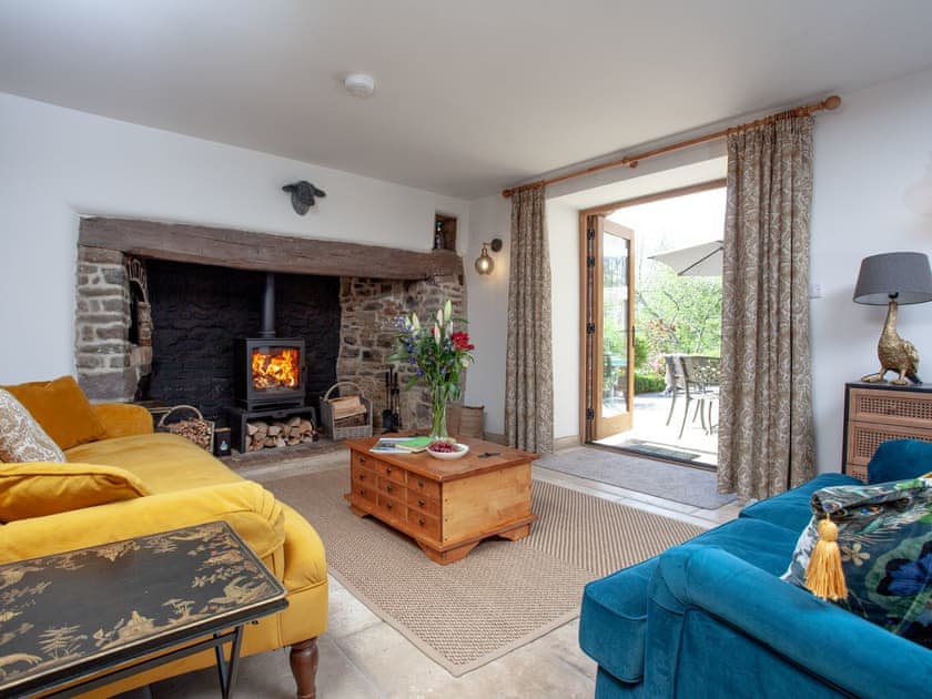 Living area | Keepers Lodge, Knowstone