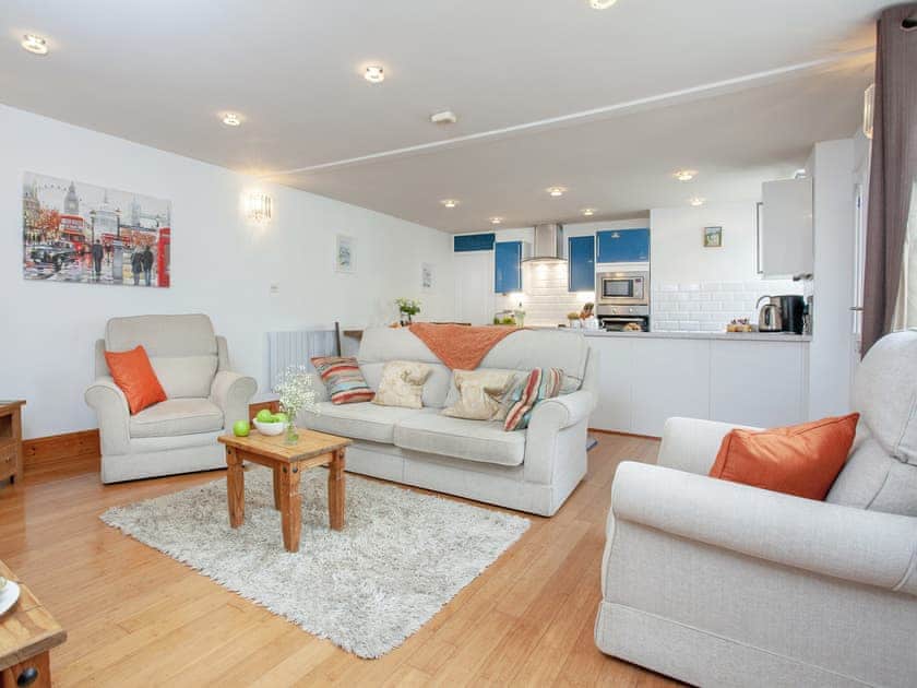 Living area | Lower Stables Apartment - Meadfoot Bay, South Devon