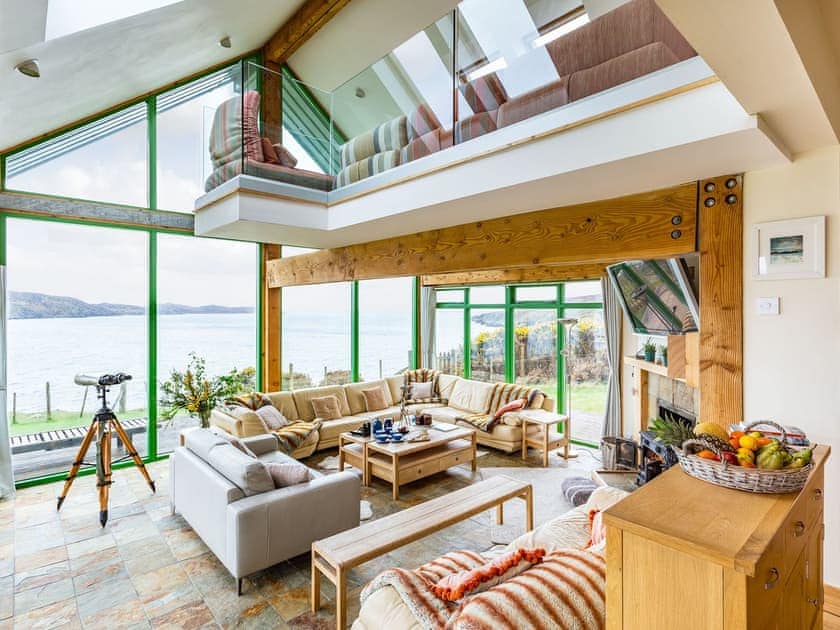 Living area | Longa House, Gairloch
